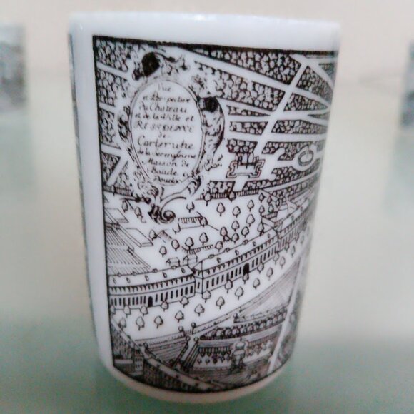 Altenkunstadt Porcelain set of 6 German shot glasses - VINTAGE - Picture 7 of 15